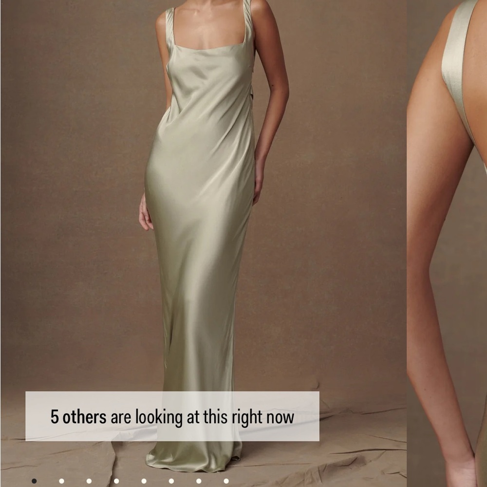 Meshki Ensley Satin Maxi Dress